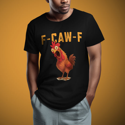 F-CAW-F Viral Rooster T-Shirt | Funny Chicken Meme Tee (TikTok Trending)