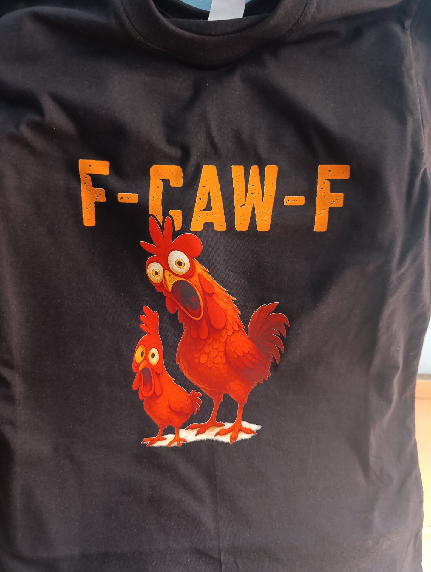 F-CAW-F Viral Rooster T-Shirt | Funny Chicken Meme Tee (TikTok Trending)
